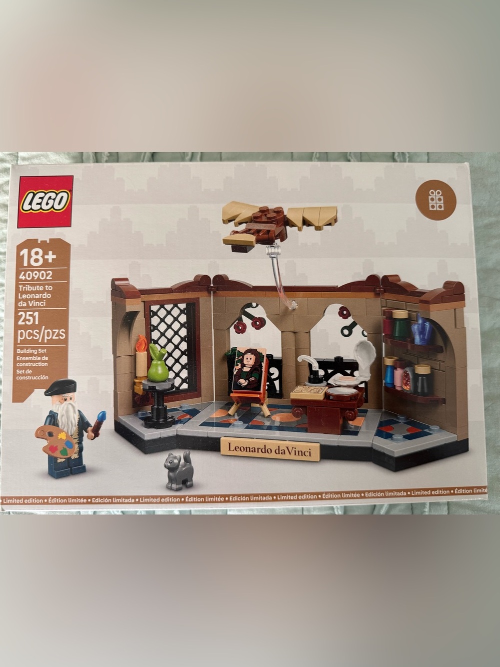 LEGO 40902 Tribute to Leonardo da Vinci  GWP New and Sealed